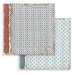 Stamperia - Vintage Library Collection - 8 x 8 Paper Pad - Backgrounds