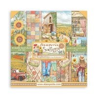 Stamperia - Sunflower Art Collection - 8 x 8 Paper Pad