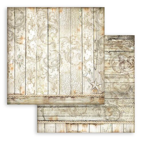 Stamperia - Songs Of The Sea Collection - 8 x 8 Paper Pad - Backgrounds Stamperia - Songs Of The Sea Collection - 8 x 8 Paper Pad - Backgrounds