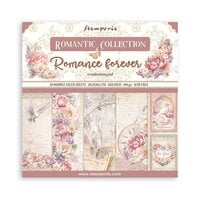 Stamperia - Romance Forever Collection - 8 x 8 Paper Pad