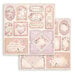 Stamperia - Romance Forever Collection - 8 x 8 Paper Pad