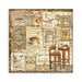 Stamperia - Coffee And Chocolate Collection - 8 x 8 Paper Pad - Single Sided
