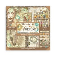 Stamperia - Fortune Collection - 8 x 8 Paper Pad - Single Face