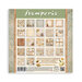 Stamperia - Golden Harmony Collection - 8 x 8 Paper Pad - Single Face