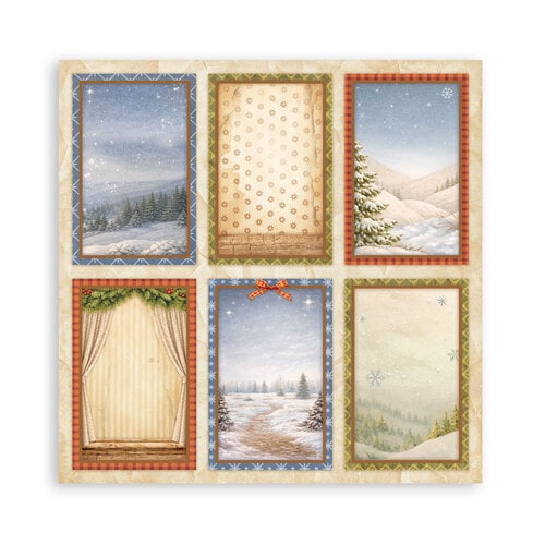 Stamperia - Silent Night Collection - 8 x 8 Paper Pad - Single Face