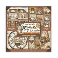 Stamperia - Coffee And Chocolate Collection - 12 x 12 Paper Pad - Single Sided