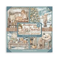 Stamperia - White Christmas Collection - 12 x 12 Paper Pad - Single Face