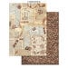 Stamperia - Coffee And Chocolate Collection - Junk Journal - Stickers, Cut-outs, and Backgrounds