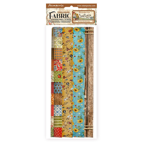 Stamperia - Sunflower Art Collection - Fabric Sheets - 4 Pack