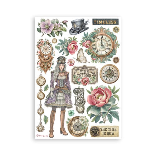 Stamperia - Gardens Of Time Collection - Washi Pad - 8 Sheets Stamperia - Gardens Of Time Collection - Washi Pad - 8 Sheets