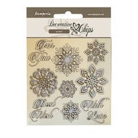 Stamperia - Decorative Chips - Snowflakes