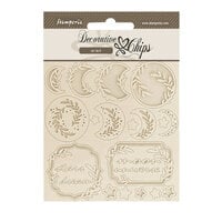 image of Stamperia - Secret Diary Collection - Decorative Chips - Moon