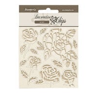 image of Stamperia - Shabby Rose Collection - Decorative Chips - Roses