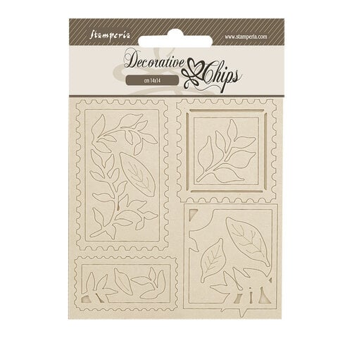 Stamperia - Dewdrops Collection - Decorative Chips - Stamps
