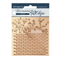 Stamperia - Alice Forever Collection - Embellishments - Decorative Chips - Alice Wall