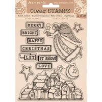 Stamperia - Christmas Patchwork Collection - Acrylic Stamps
