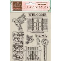 Stamperia - Welcome Home Collection - Create Happiness - Clear Acrylic Stamps - Birds