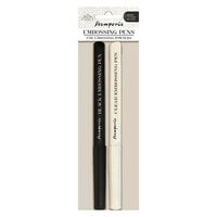 Stamperia - Create Happiness Christmas Plus Collection - Embossing Pens - Clear And Black