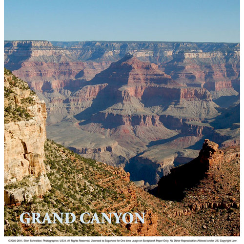 SugarTree - 12 x 12 Paper - Grand Canyon View