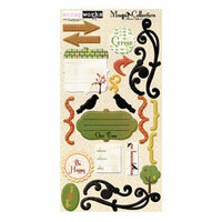 Scrapworks - Magpie Collection - Adhesive Chipboard - Magpie, CLEARANCE