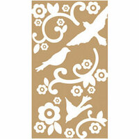 Scrapworks - Exposed Elements - Vinyl Appliques - Magpie White, CLEARANCE