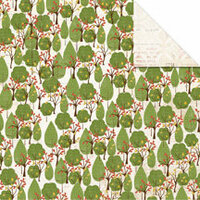 Scrapworks - Magpie Collection - 12x12 Double Sided Paper - Orchard, CLEARANCE
