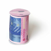 Scrapworks - Tailored Ribbon - Blue, CLEARANCE