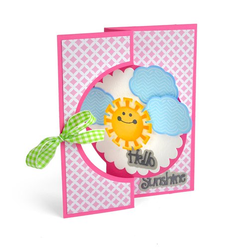 Sizzix - Stephanie Barnard - Hello Sunshine Flipits Card Kit