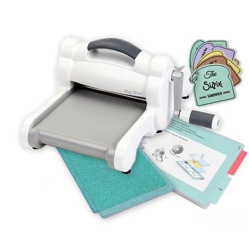 Sizzix - White and Gray - Big Shot Machine with Exclusive Ocean Cutting Pads