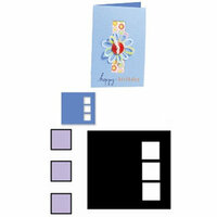 Sizzix - Movers and Shapers Die - Die Cutting Template - Three Window Panes