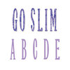 Sizzix - Bigz Die - Die Cutting Template - Go Slim Uppercase Alphabet Set, CLEARANCE