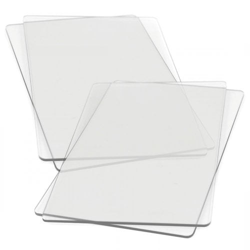 Sizzix - Cutting Pads - Standard - 2 Pair 4 Plates - Clear