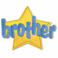 Sizzix - Sizzlits Die - Die Cutting Template - Small - Phrase - Brother