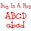 Sizzix - Sizzlits Die - Die Cutting Template - 9 Pack - Small - Bug In A Rug Alphabet Set