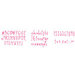 Sizzix - Sizzlits Die - Die Cutting Template - Alphabet Set - 35 Small Dies - Abbie Lover Duvers, CLEARANCE