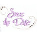 Sizzix - Sizzlits Die - Die Cutting Template - Medium - Phrase - Save the Date, CLEARANCE