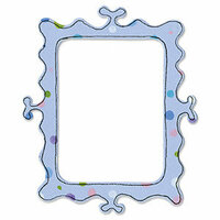 Sizzix - Originals Die - Die Cutting Template - Frame - Curly, CLEARANCE