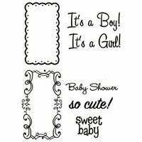 Sizzix - Clear Stamps - Oh Baby!, CLEARANCE