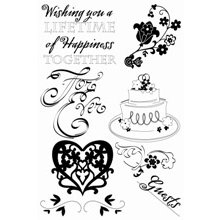 Sizzix - Clear Stamps - Wedding Essentials, CLEARANCE