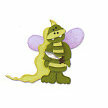Sizzix - Bigz Die - Die Cutting Template - Dragon with Wings and Sword, CLEARANCE