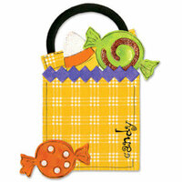 Sizzix - Bigz Die - Die Cutting Template - Halloween - Treat Bag and Candy, CLEARANCE