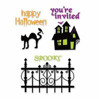 Sizzix - Clear Stamps - Happy Halloween, CLEARANCE