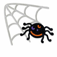Sizzix - Bigz Die - Die Cutting Template - Halloween - Spider and Spiderweb