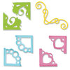 Sizzix - Sizzlits Die - Die Cutting Template - 4 pack - Small - Decorative Corners Set