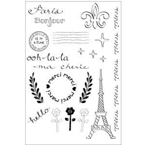 Sizzix - Clear Stamps - France