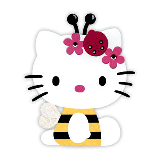 Sizzix - Bigz Die - Hello Kitty Collection - Die Cutting Template - Hello Kitty Bee