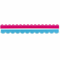 Sizzix - Sizzlits Decorative Strip Die - Hello Kitty Collection - Die Cutting Template - Scallops