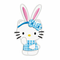 Sizzix - Sizzlits Die - Hello Kitty Collection - Die Cutting Template - Medium - Hello Kitty With Bunny Ears, CLEARANCE