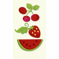 Sizzix - Sizzlits Die - Vacation Collection - Die Cutting Template - Medium - 3 Pack - Summer Fruit, CLEARANCE