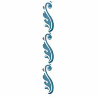 Sizzix - Sizzlits Decorative Strip Die - Vacation Collection - Die Cutting Template - Swirls and Waves